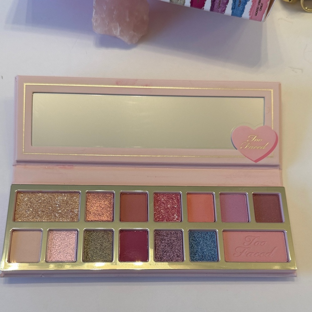 Too Faced Pinker Times Ahead Palette, NWT, new, perfect condition, playful